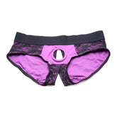 Strap U Lace Envy Panty Harness L / XL Purple Strap On Sextoys